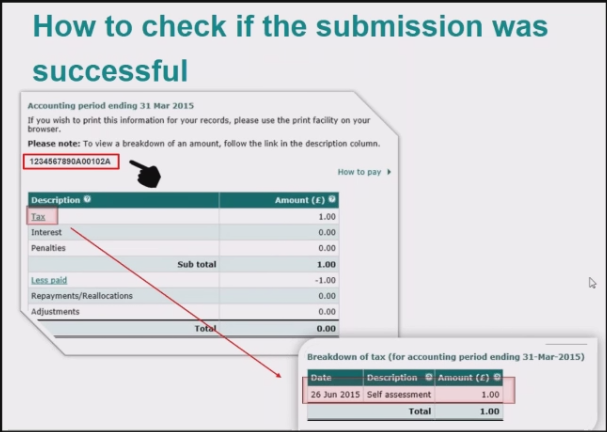 Ct603 Example CT600 – How to check if submission was successful – Roy Accountants